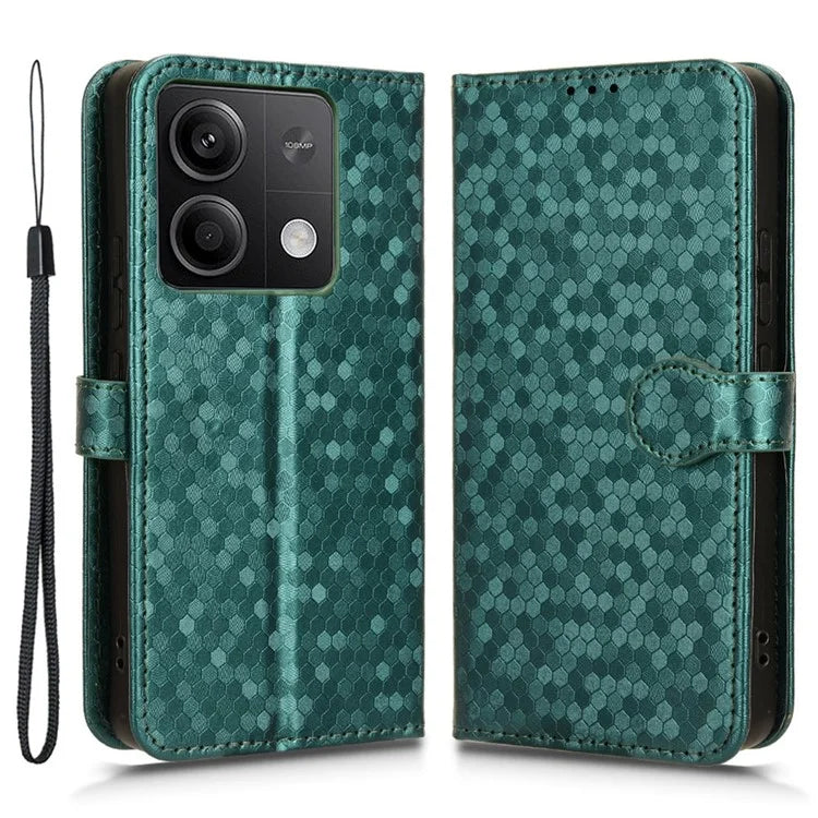 For Xiaomi Redmi Note 13 5G / 13 5G (China) Case Anti-scratch PU Leather Imprinted Wallet Cell Phone Protector