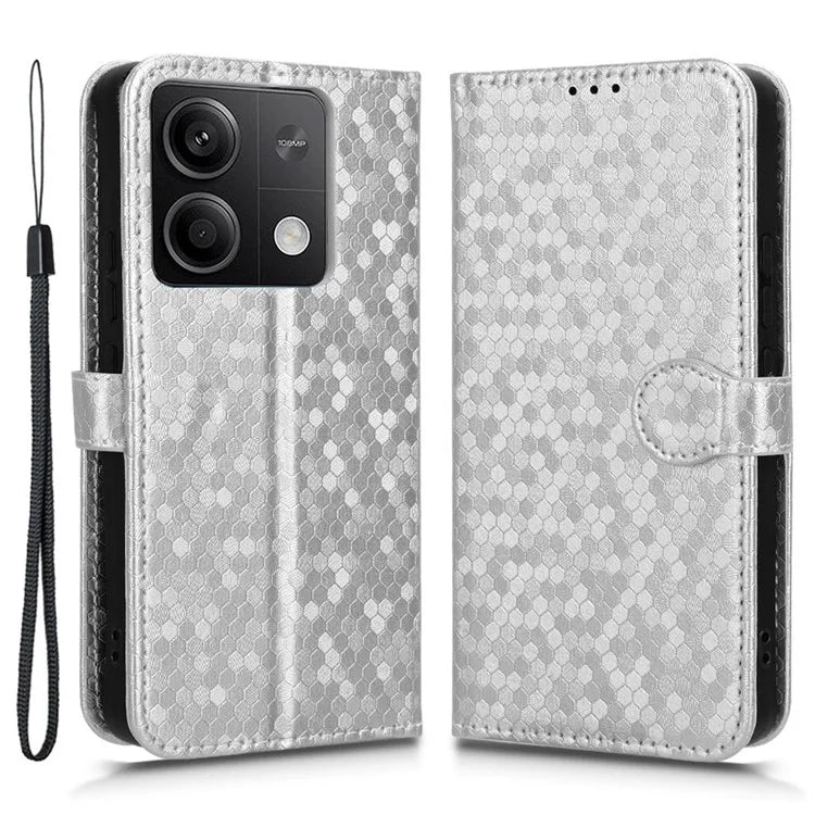 For Xiaomi Redmi Note 13 5G / 13 5G (China) Case Anti-scratch PU Leather Imprinted Wallet Cell Phone Protector