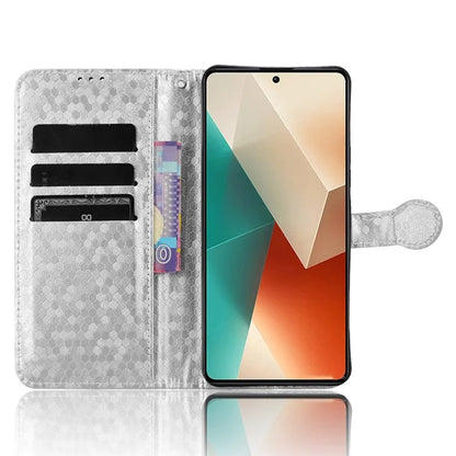For Xiaomi Redmi Note 13 5G / 13 5G (China) Case Anti-scratch PU Leather Imprinted Wallet Cell Phone Protector