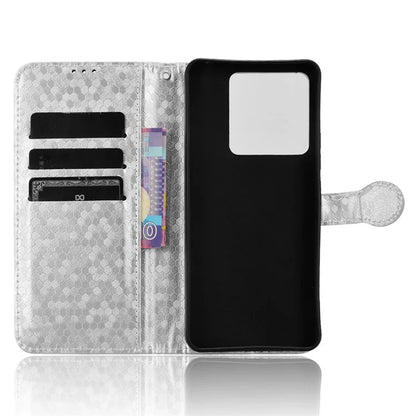 For Xiaomi Redmi Note 13 5G / 13 5G (China) Case Anti-scratch PU Leather Imprinted Wallet Cell Phone Protector