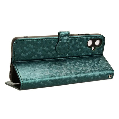 For Samsung Galaxy A05 4G Case Imprinted PU Leather Wallet Phone Shell with Strap