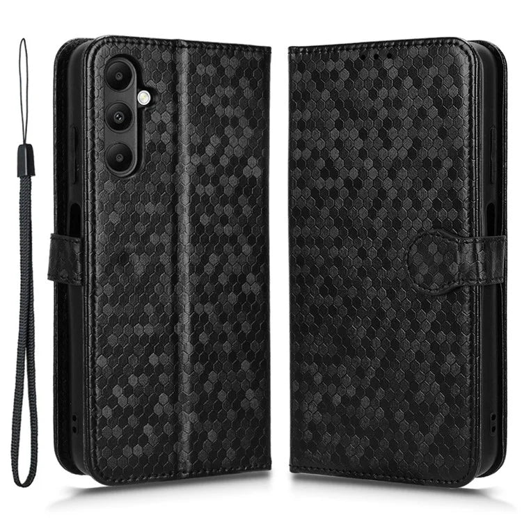 For Samsung Galaxy A05s 4G Wallet Case Anti-Drop PU Leather Flip Cover with Strap