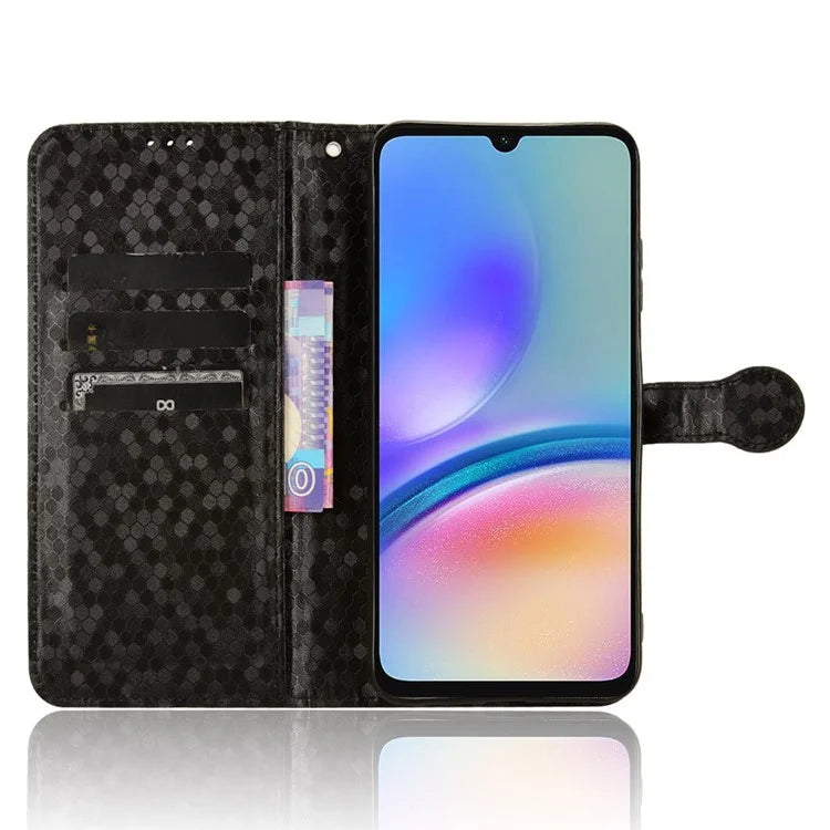 For Samsung Galaxy A05s 4G Wallet Case Anti-Drop PU Leather Flip Cover with Strap