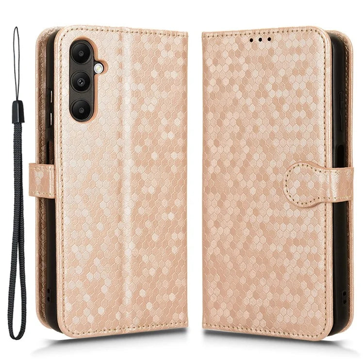 For Samsung Galaxy A05s 4G Wallet Case Anti-Drop PU Leather Flip Cover with Strap