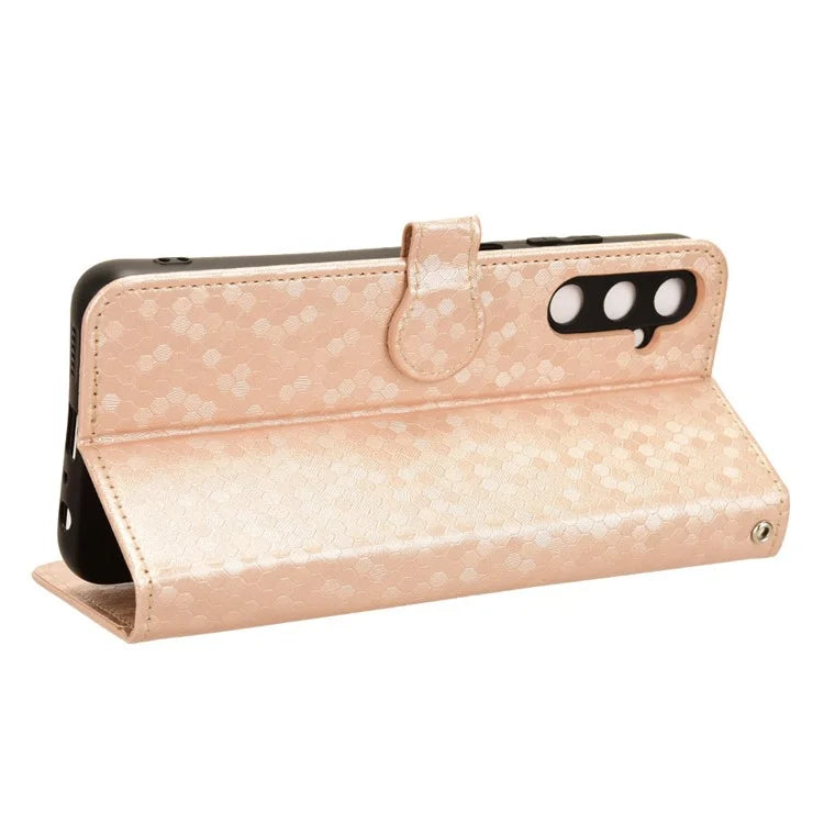 For Samsung Galaxy A05s 4G Wallet Case Anti-Drop PU Leather Flip Cover with Strap
