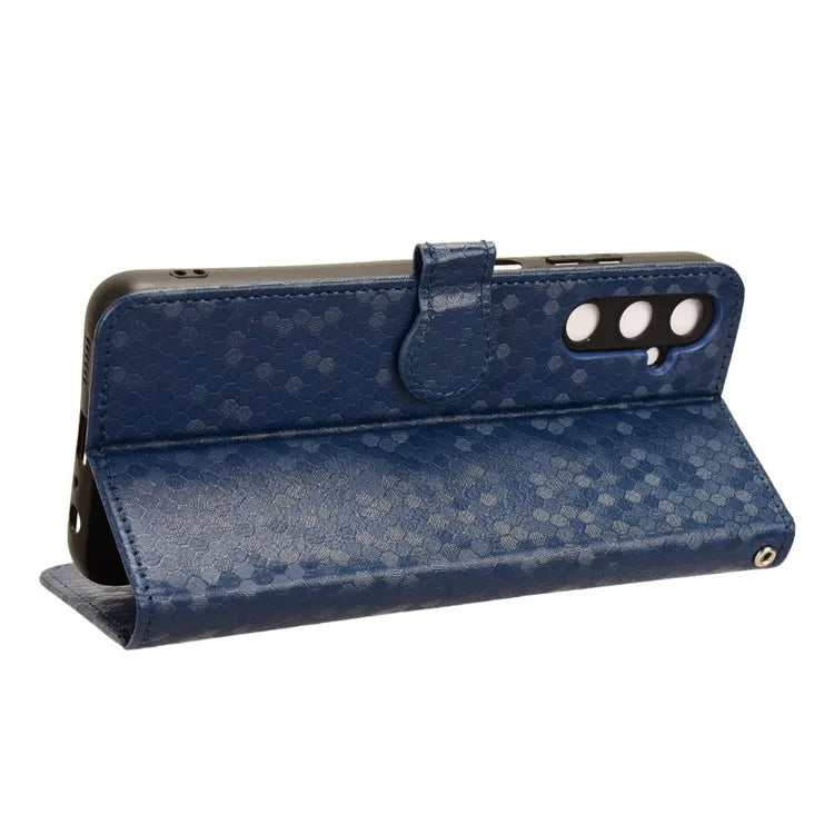 For Samsung Galaxy A05s 4G Wallet Case Anti-Drop PU Leather Flip Cover with Strap