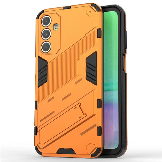 For Samsung Galaxy A15 4G Case Scratch-resistant PC+TPU Kickstand Smart Phone Cover