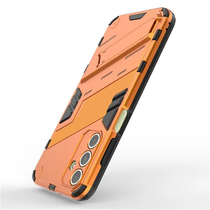 For Samsung Galaxy A15 4G Case Scratch-resistant PC+TPU Kickstand Smart Phone Cover