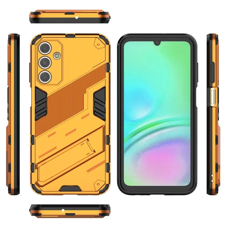 For Samsung Galaxy A15 4G Case Scratch-resistant PC+TPU Kickstand Smart Phone Cover