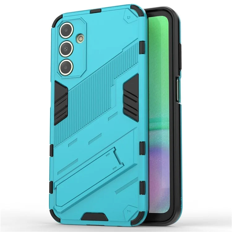 For Samsung Galaxy A15 4G Case Scratch-resistant PC+TPU Kickstand Smart Phone Cover