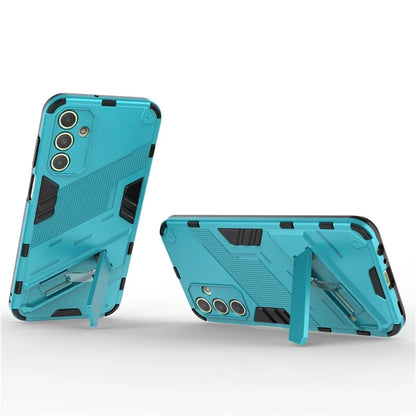 For Samsung Galaxy A15 4G Case Scratch-resistant PC+TPU Kickstand Smart Phone Cover