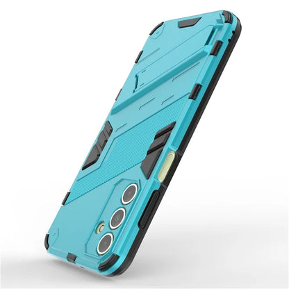 For Samsung Galaxy A15 4G Case Scratch-resistant PC+TPU Kickstand Smart Phone Cover