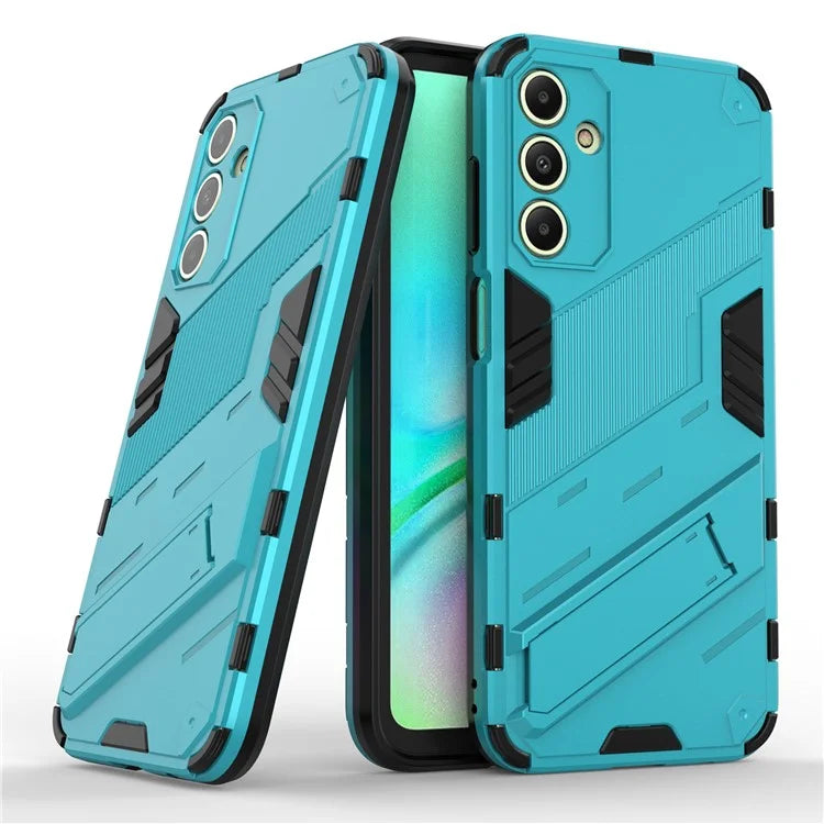 For Samsung Galaxy A15 4G Case Scratch-resistant PC+TPU Kickstand Smart Phone Cover