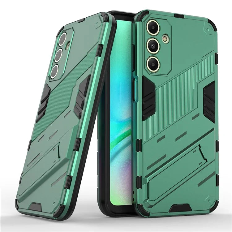 For Samsung Galaxy A15 4G Case Scratch-resistant PC+TPU Kickstand Smart Phone Cover