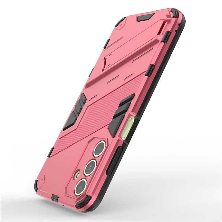 For Samsung Galaxy A15 4G Case Scratch-resistant PC+TPU Kickstand Smart Phone Cover