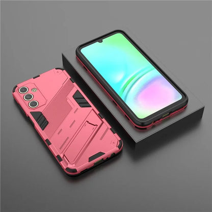 For Samsung Galaxy A15 4G Case Scratch-resistant PC+TPU Kickstand Smart Phone Cover