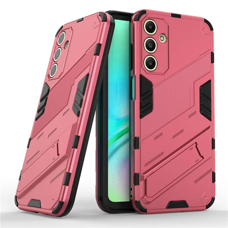 For Samsung Galaxy A15 4G Case Scratch-resistant PC+TPU Kickstand Smart Phone Cover