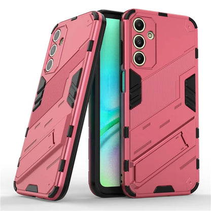 For Samsung Galaxy A15 4G Case Scratch-resistant PC+TPU Kickstand Smart Phone Cover