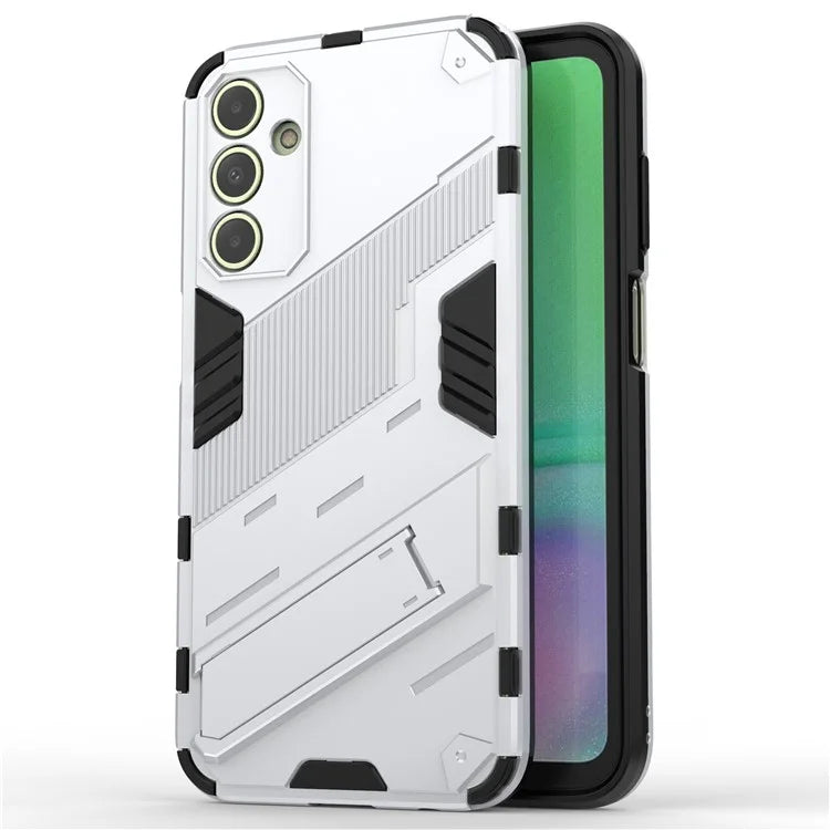 For Samsung Galaxy A15 4G Case Scratch-resistant PC+TPU Kickstand Smart Phone Cover