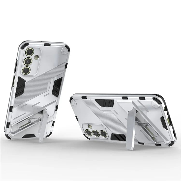 For Samsung Galaxy A15 4G Case Scratch-resistant PC+TPU Kickstand Smart Phone Cover