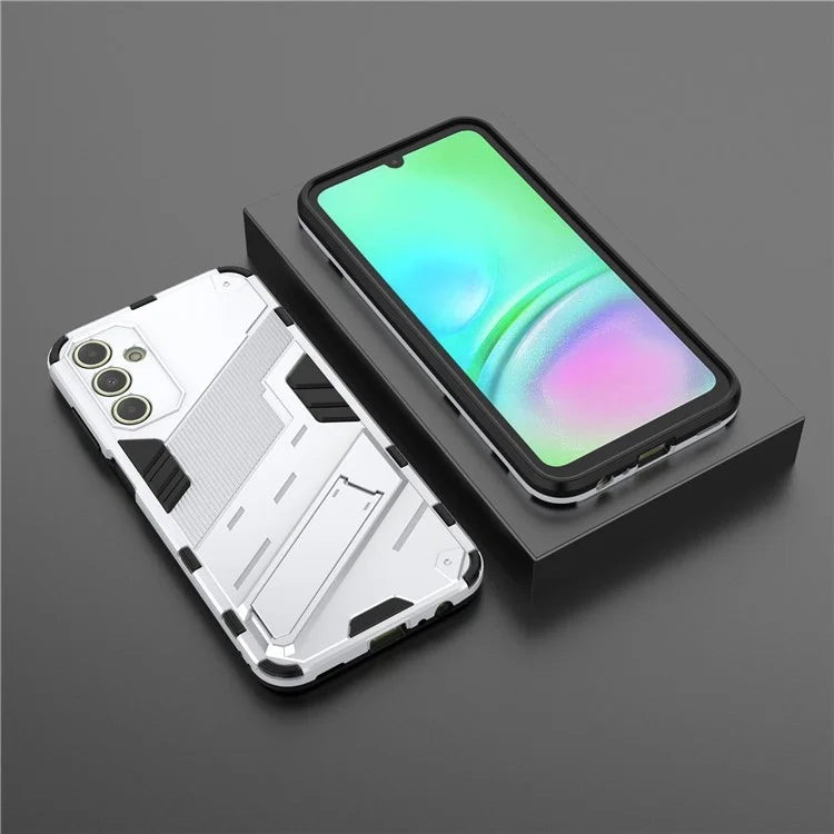 For Samsung Galaxy A15 4G Case Scratch-resistant PC+TPU Kickstand Smart Phone Cover
