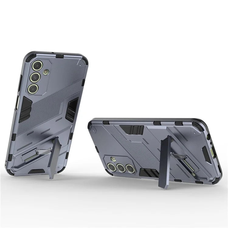 For Samsung Galaxy A15 4G Case Scratch-resistant PC+TPU Kickstand Smart Phone Cover