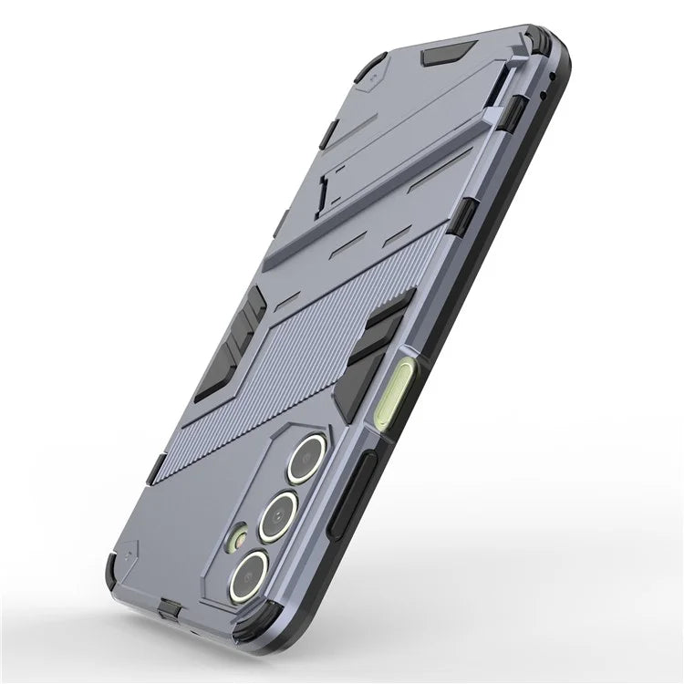 For Samsung Galaxy A15 4G Case Scratch-resistant PC+TPU Kickstand Smart Phone Cover