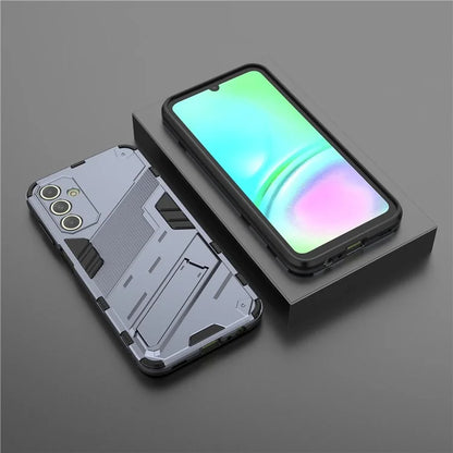 For Samsung Galaxy A15 4G Case Scratch-resistant PC+TPU Kickstand Smart Phone Cover