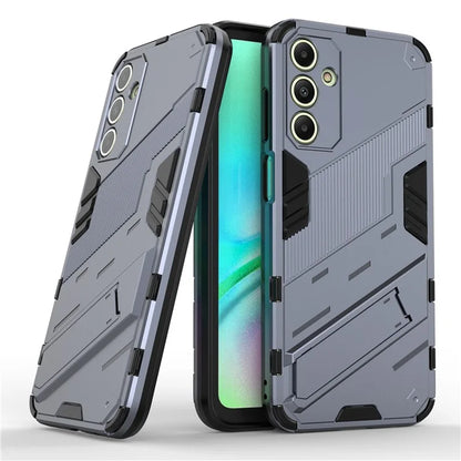 For Samsung Galaxy A15 4G Case Scratch-resistant PC+TPU Kickstand Smart Phone Cover