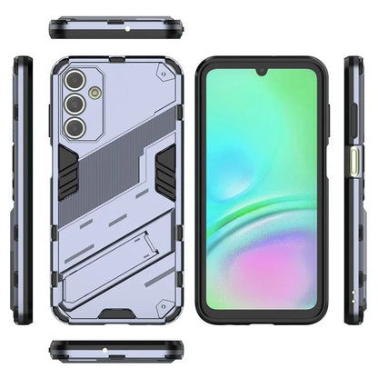 For Samsung Galaxy A15 4G Case Scratch-resistant PC+TPU Kickstand Smart Phone Cover