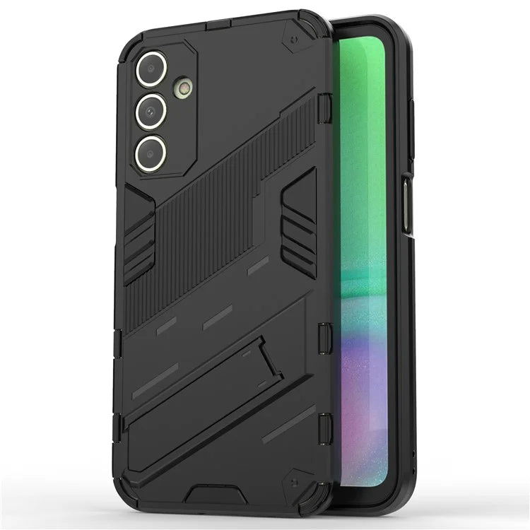 For Samsung Galaxy A15 4G Case Scratch-resistant PC+TPU Kickstand Smart Phone Cover