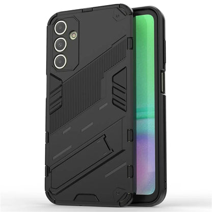 For Samsung Galaxy A15 4G Case Scratch-resistant PC+TPU Kickstand Smart Phone Cover