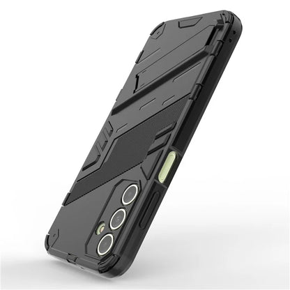 For Samsung Galaxy A15 4G Case Scratch-resistant PC+TPU Kickstand Smart Phone Cover