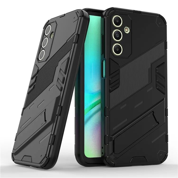 For Samsung Galaxy A15 4G Case Scratch-resistant PC+TPU Kickstand Smart Phone Cover