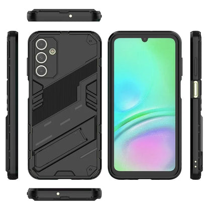 For Samsung Galaxy A15 4G Case Scratch-resistant PC+TPU Kickstand Smart Phone Cover