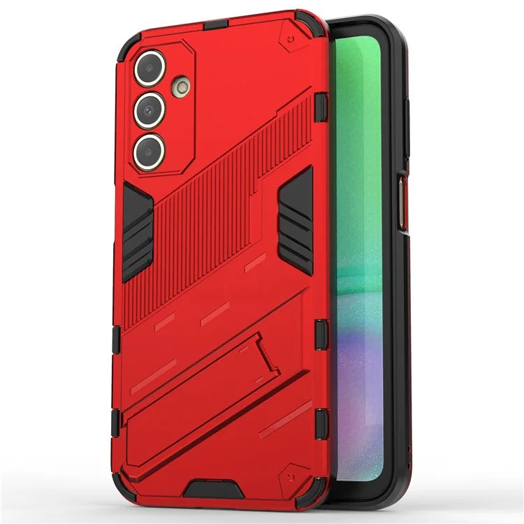 For Samsung Galaxy A15 4G Case Scratch-resistant PC+TPU Kickstand Smart Phone Cover