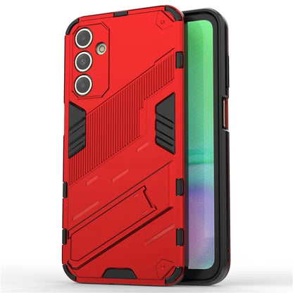 For Samsung Galaxy A15 4G Case Scratch-resistant PC+TPU Kickstand Smart Phone Cover