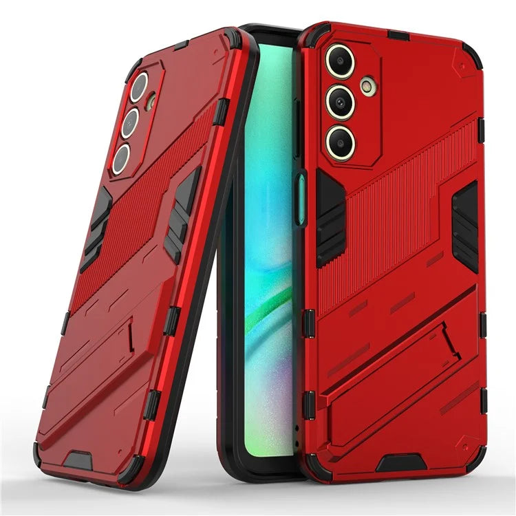 For Samsung Galaxy A15 4G Case Scratch-resistant PC+TPU Kickstand Smart Phone Cover