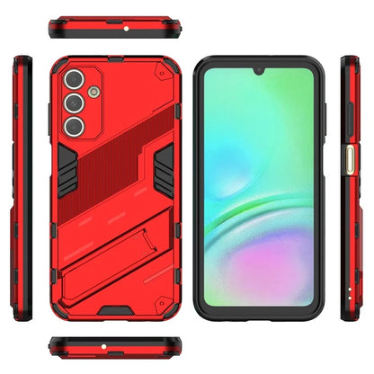 For Samsung Galaxy A15 4G Case Scratch-resistant PC+TPU Kickstand Smart Phone Cover