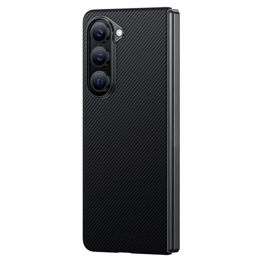 BENKS For Samsung Galaxy Z Fold5 5G Case Carbon Fiber Texture Magnetic Phone Cover