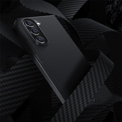 BENKS For Samsung Galaxy Z Fold5 5G Case Carbon Fiber Texture Magnetic Phone Cover