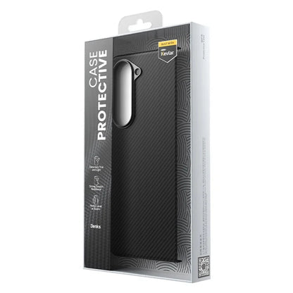 BENKS For Samsung Galaxy Z Fold5 5G Case Carbon Fiber Texture Magnetic Phone Cover
