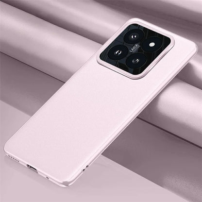 For Xiaomi 14 Pro Case Metal Lens Protection PU Leather Coated Back Cover (2nd Gen)