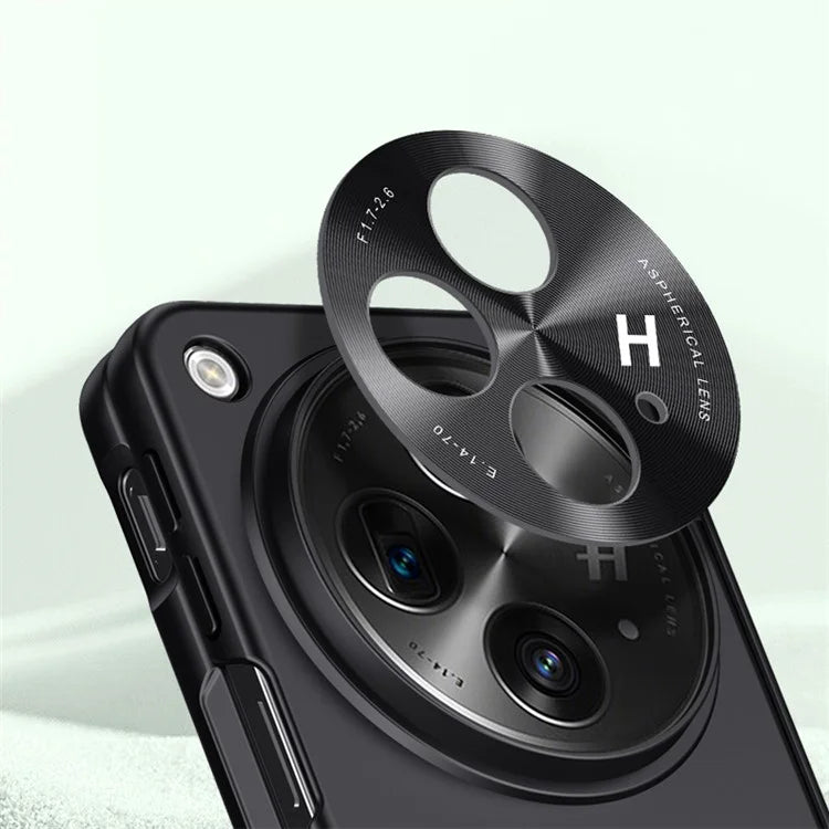 For Oppo Find N3 5G Case Kickstand Hinge Protection Phone Cover with Anti-spy Tempered Glass Film