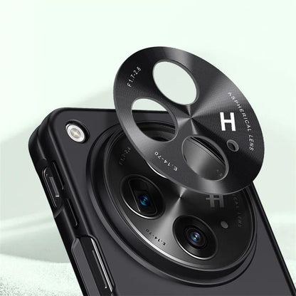 For Oppo Find N3 5G Case Kickstand Hinge Protection Phone Cover with Anti-spy Tempered Glass Film