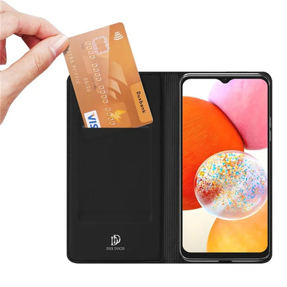 DUX DUCIS Skin Pro Series For Samsung Galaxy A15 5G / 4G Case PU Leather Stand Flip Phone Cover