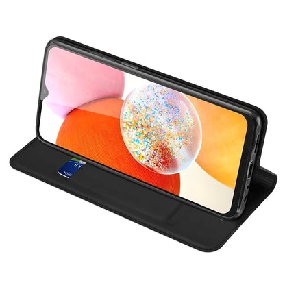 DUX DUCIS Skin Pro Series For Samsung Galaxy A15 5G / 4G Case PU Leather Stand Flip Phone Cover