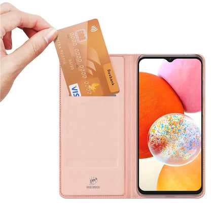 DUX DUCIS Skin Pro Series For Samsung Galaxy A15 5G / 4G Case PU Leather Stand Flip Phone Cover