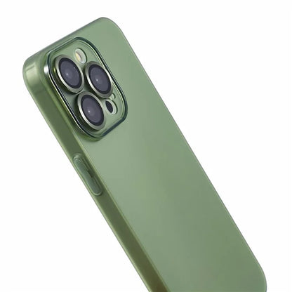 For iPhone 15 Pro Max Case Anti-scratch TPU Phone Back Shell with Metal Lens Ring