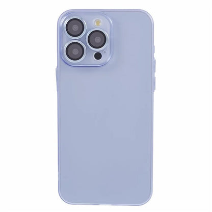 For iPhone 15 Pro Max Case Anti-scratch TPU Phone Back Shell with Metal Lens Ring